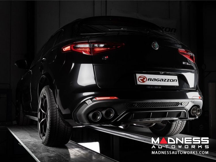 Alfa Romeo Stelvio Performance Exhaust 2.9L QV Ragazzon Evo Line
